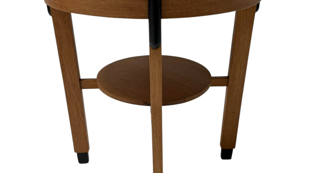 Art Deco Amsterdamse School Round Side Table, 1920s